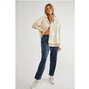 Free People Layer It Up Demin Twofer Top 🤍